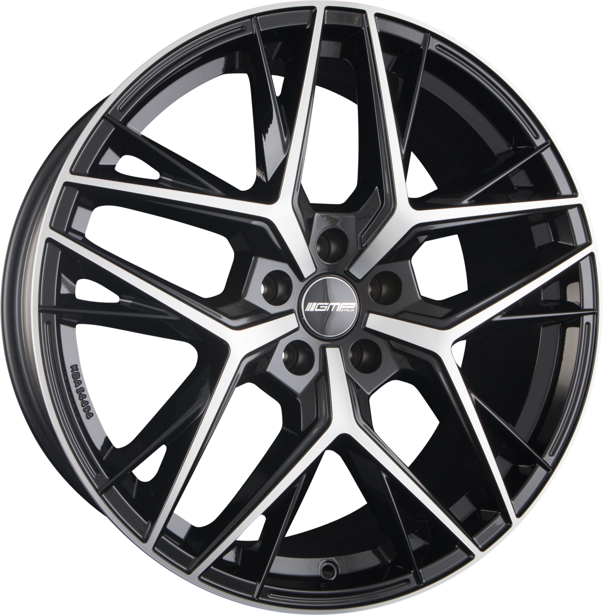 GMP Lunica black diamond Alufelge 8x19 Zoll ET58 LK 5x120 ML65.1 – Bild 4