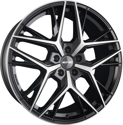 GMP Lunica black diamond Alufelge 8x19 Zoll ET58 LK 5x120 ML65.1 – Bild 4