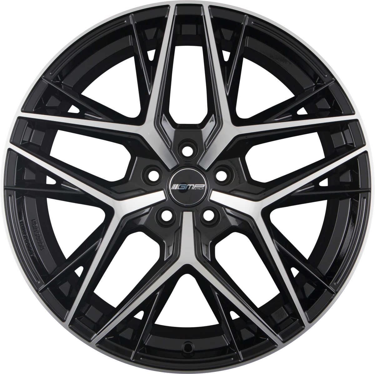 GMP Lunica black diamond Alufelge 8x19 Zoll ET45 LK 5x112 ML66.6 – Bild 3