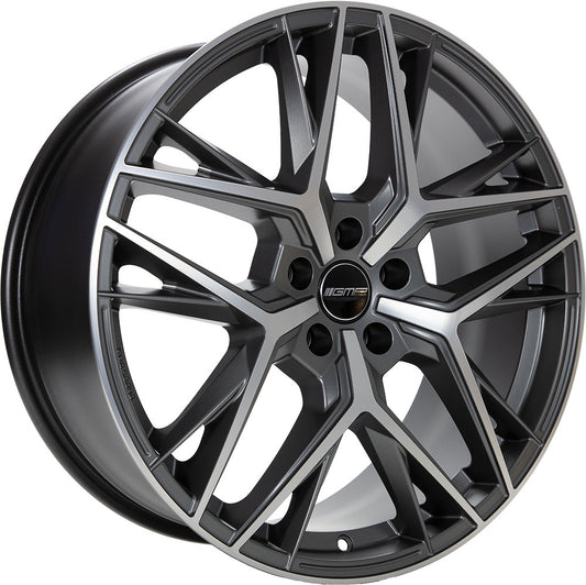 GMP Lunica anthracite matt diamond 9x19 ET40 - LK5/112 ML66.6