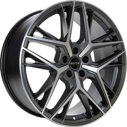 GMP Lunica anthracite matt diamond 7.5x18 ET45 - LK5/108 ML73.1