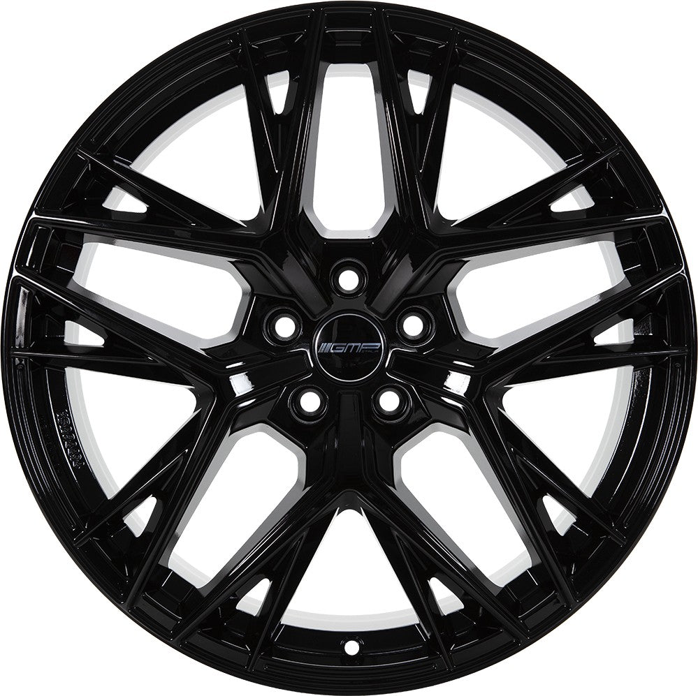 GMP Lunica black glossy Alufelge 8x18 Zoll ET30 LK 5x112 ML66.6 – Bild 2