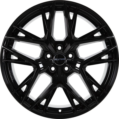GMP Lunica black glossy Alufelge 8x18 Zoll ET30 LK 5x112 ML66.6 – Bild 2