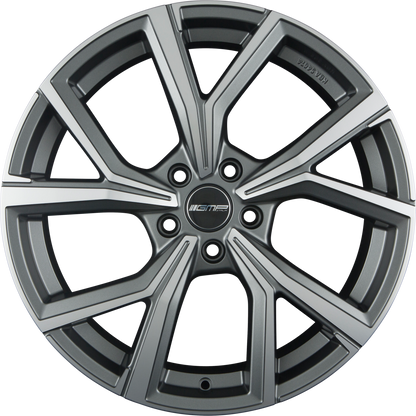 GMP Mentor anthracite matt diamond Alufelge 8x19 Zoll ET45 LK 5x112 ML66.5 – Bild 3