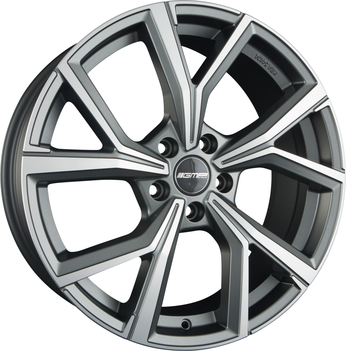 GMP Mentor anthracite matt diamond Alufelge 8x19 Zoll ET45 LK 5x112 ML66.5 – Bild 4