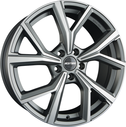 GMP Mentor anthracite matt diamond Alufelge 8x19 Zoll ET45 LK 5x112 ML66.5 – Bild 4
