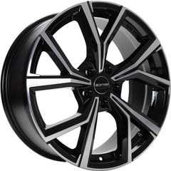 GMP Mentor black diamond Alufelge 7.5x18 Zoll ET45 LK 5x114.3 ML73.1
