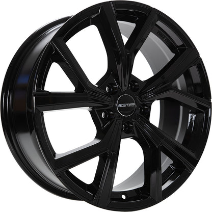 GMP Mentor black glossy 7x17 ET45 - LK5/100 ML73.1