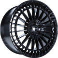 GMP Qstar glossy black Alufelge 10x20 Zoll ET64 LK 5x112 ML66.6