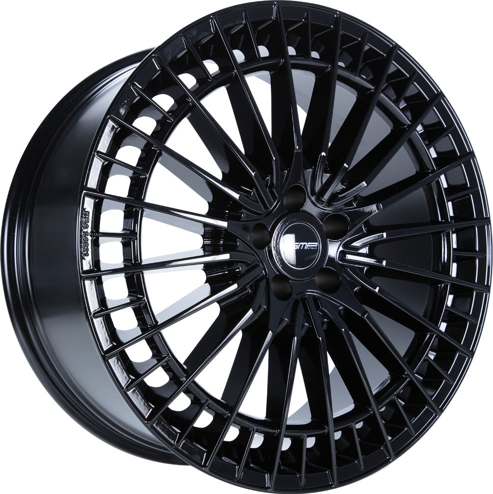 GMP Qstar glossy black 8x21 ET27 - LK5/112 ML66.6