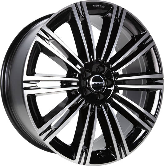 GMP Experience black diamond 9.5x22 ET40 - LK5/120 ML72.6
