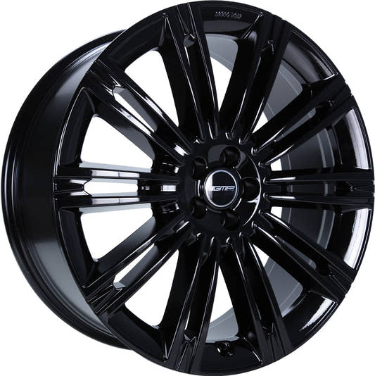 GMP Experience glossy black 9.5x22 ET40 - LK5/120 ML72.6