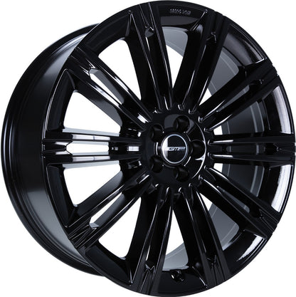 GMP Experience glossy black 9.5x22 ET43 - LK5/120 ML72.6