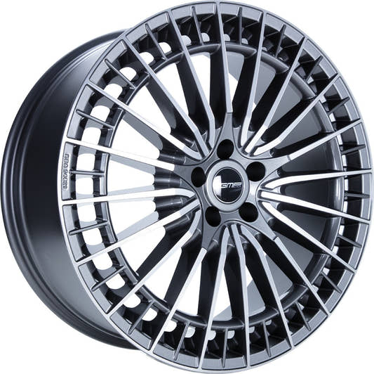 GMP Qstar anthracite diamond 10x21 ET38 - LK5/112 ML66.6