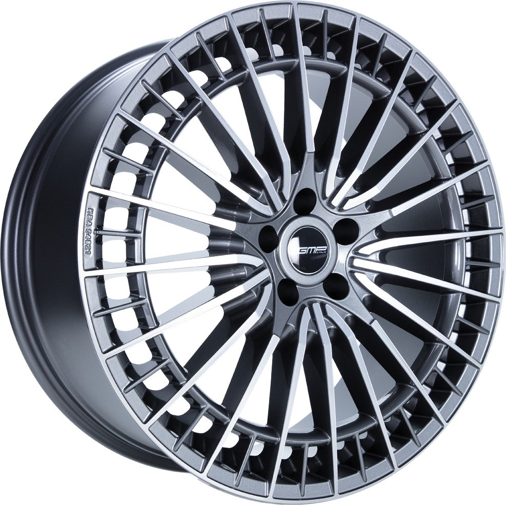 GMP Qstar anthracite diamond 10x21 ET38 - LK5/112 ML66.6