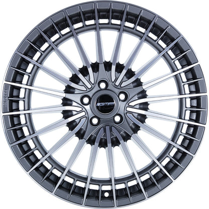 GMP Qstar anthracite diamond 10x21 ET38 - LK5/112 ML66.6