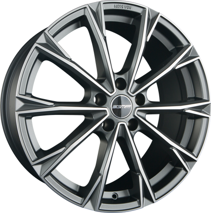 GMP Totale matt anthracite diamond Alufelge 8.5x20 Zoll ET43 LK 5x112 ML66.6 – Bild 4