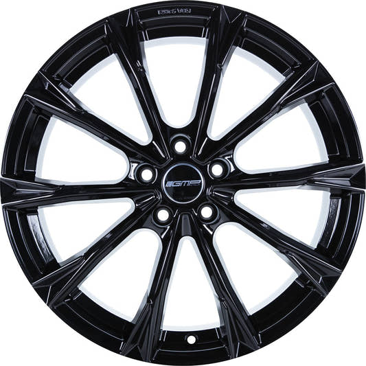 GMP Totale glossy black 11.5x23 ET22 - LK5/130 ML71.6