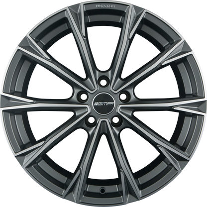 GMP Totale matt anthracite diamond Alufelge 11.5x22 Zoll ET61 LK 5x130 ML71.6 – Bild 3