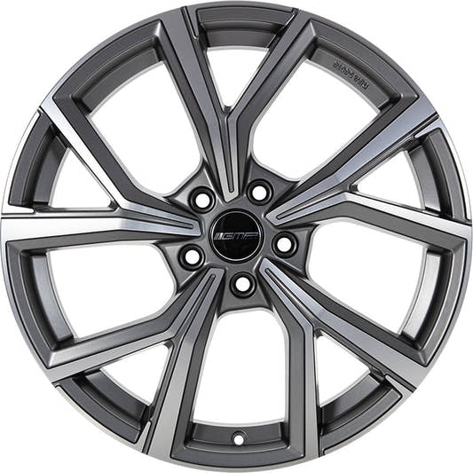 GMP Mentor anthracite matt diamond 8x20 ET44 - LK5/112 ML57.1