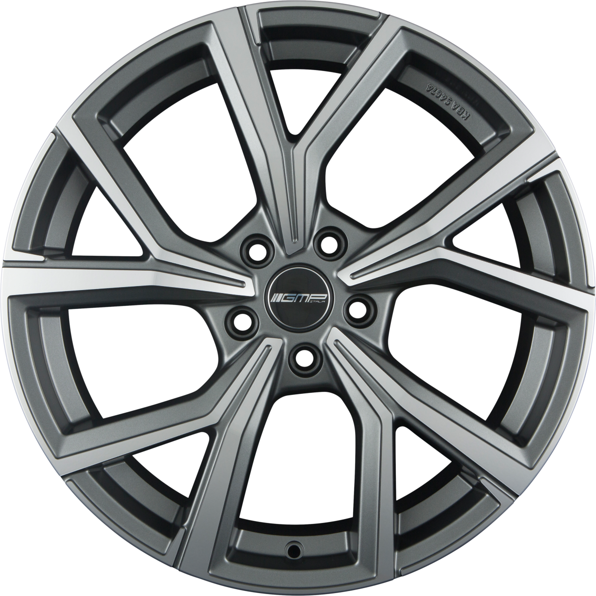GMP Mentor anthracite matt diamond Alufelge 10x20 Zoll ET58 LK 5x112 ML57.1 – Bild 3