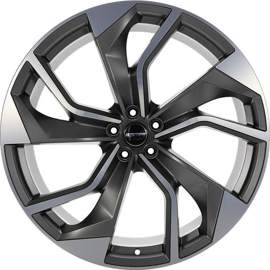 GMP Rebel anthracite matt diamond 10x21 ET58 - LK5/112 ML57.1