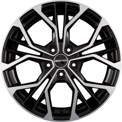 GMP Matisse-S black diamond Alufelge 8x18 Zoll ET45 LK 5x112 ML57.1 – Bild 3
