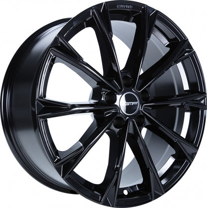 GMP Totale glossy black 9.5x21 ET28 - LK5/112 ML66.5