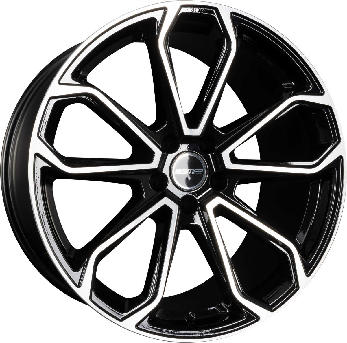 GMP Furiosa black diamond Alufelge 9.5x20 Zoll ET26 LK 5x112 ML66.5 – Bild 4