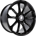 GMP Furiosa black glossy 11.5x21 ET52 - LK5/130 ML71.6