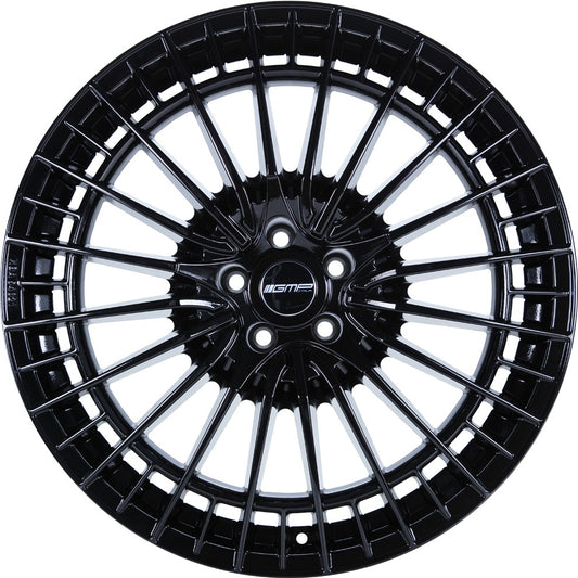 GMP Qstar glossy black 8x18 ET40 - LK5/114.3 ML66.1