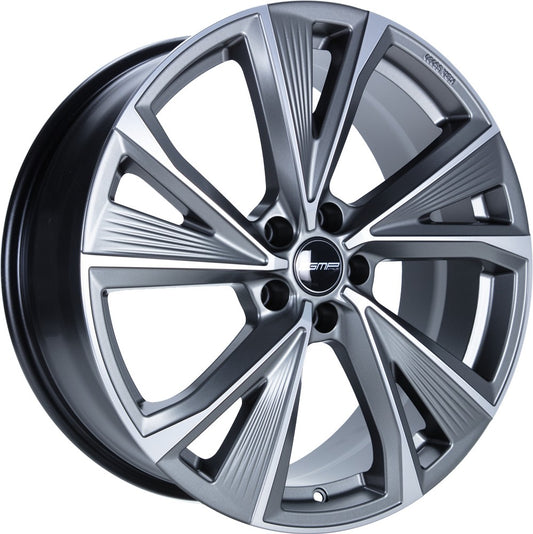 GMP Evento anthracite matt diamond 8x18 ET45 - LK5/112 ML57.1