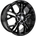 GMP Matisse black glossy Alufelge 7x17 Zoll ET45 LK 5x112 ML66.6