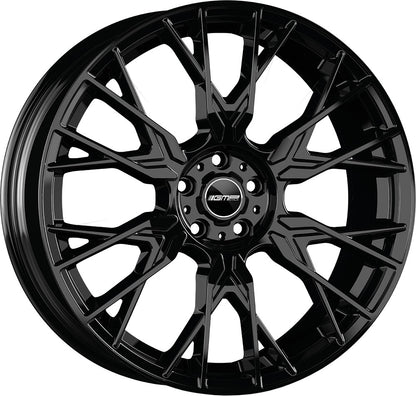 GMP Fender black glossy 9.5x21 ET43 - LK5/112 ML66.6