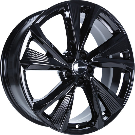 GMP Evento black glossy 10x22 ET18 - LK5/112 ML66.5