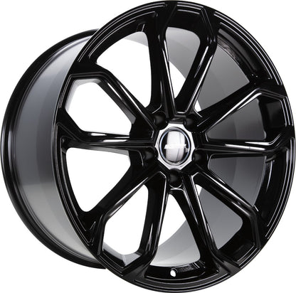 GMP Furiosa black glossy 10x22 ET19 - LK5/112 ML66.5