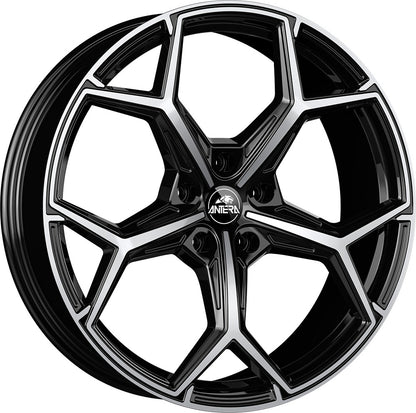 Antera A101 piano black diamond 8.5x20 ET42 - LK5/108 ML75