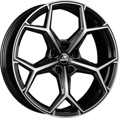 Antera A101 piano black diamond Alufelge 9.5x20 Zoll ET38 LK 5x112 ML66.6