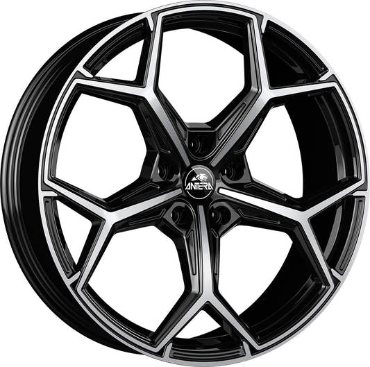 Antera A101 piano black diamond 9.5x20 ET50 - LK5/108 ML75