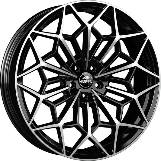 Antera A105 piano black diamond 8.5x21 ET25 - LK5/112 ML66.6