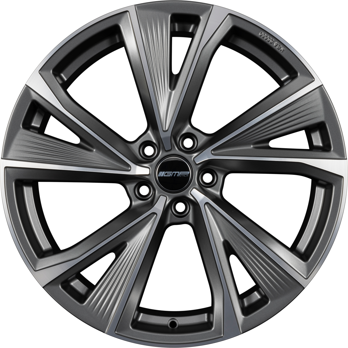 GMP Evento anthracite matt diamond Alufelge 10x21 Zoll ET18 LK 5x112 ML66.5 – Bild 3