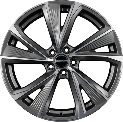 GMP Evento anthracite matt diamond Alufelge 10x21 Zoll ET18 LK 5x112 ML66.5 – Bild 3