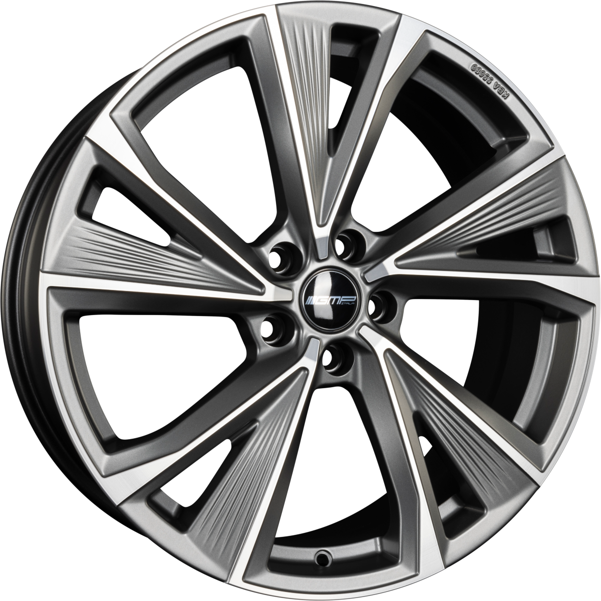 GMP Evento anthracite matt diamond Alufelge 10x21 Zoll ET18 LK 5x112 ML66.5 – Bild 4