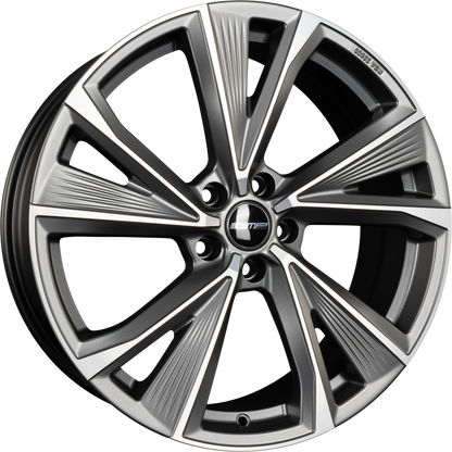 GMP Evento anthracite matt diamond Alufelge 10x21 Zoll ET18 LK 5x112 ML66.5 – Bild 4