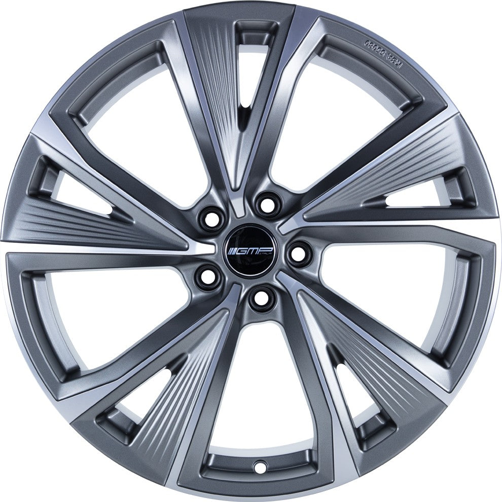 GMP Evento anthracite matt diamond Alufelge 10x21 Zoll ET18 LK 5x112 ML66.5 – Bild 2