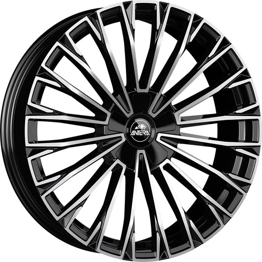 Antera A103 piano black diamond 10x23 ET45 - LK5/112 ML66.6