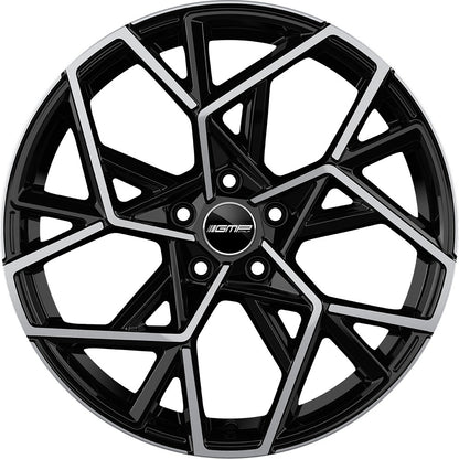 GMP Cartesio black diamond 8x19 ET43 - LK5/112 ML66.5