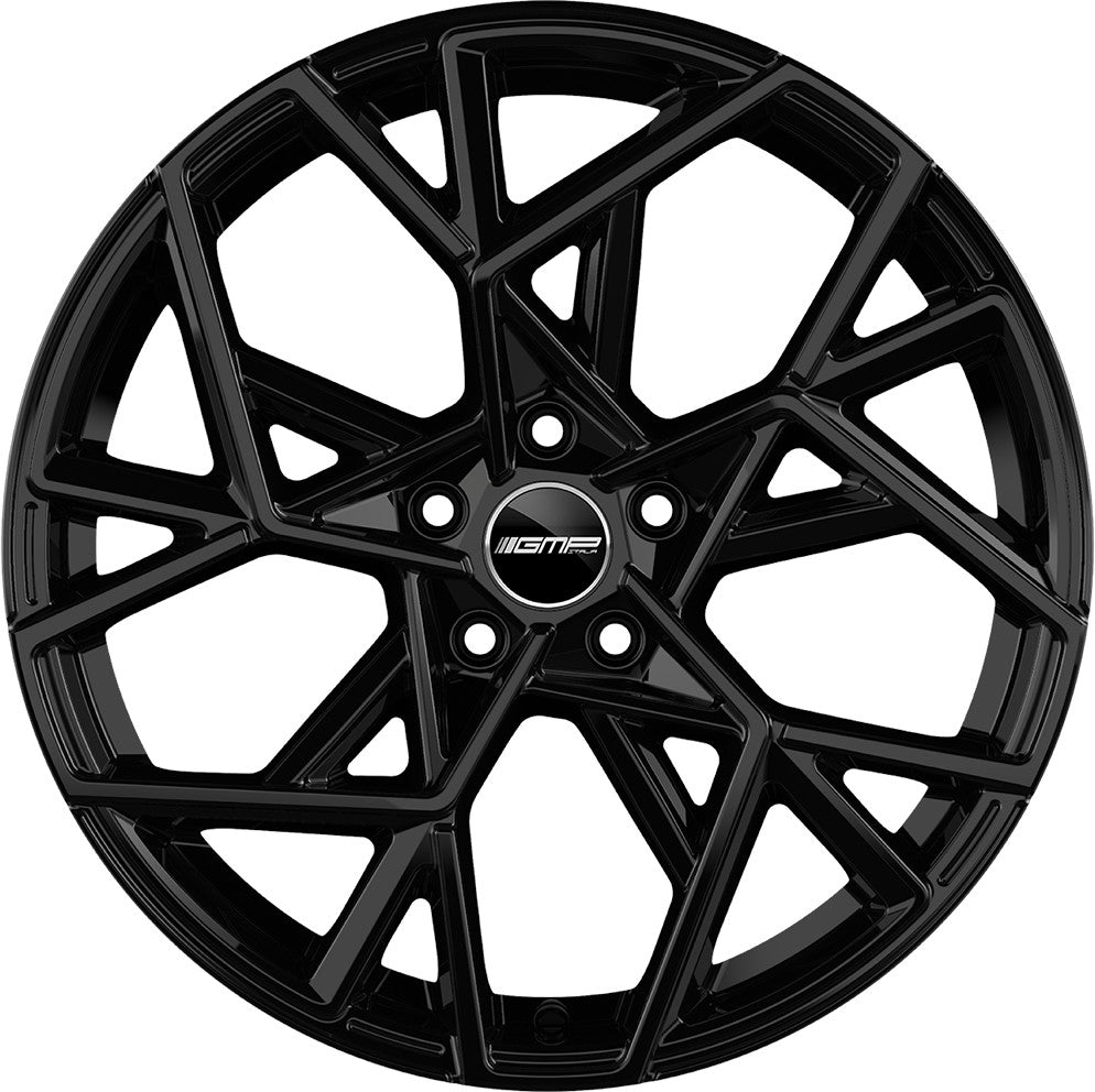 GMP Cartesio black glossy 8x19 ET43 - LK5/112 ML66.5