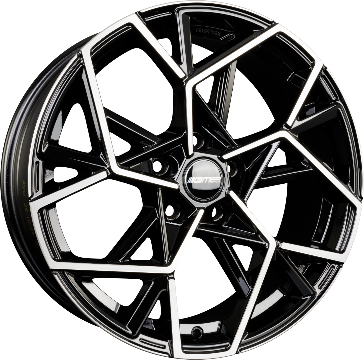 GMP Cartesio black diamond Alufelge 8x20 Zoll ET27 LK 5x112 ML66.5 – Bild 4