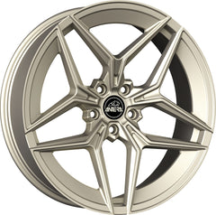 Antera A107 satin champagne Alufelge 9x20 Zoll ET45 LK 5x114.3 ML75